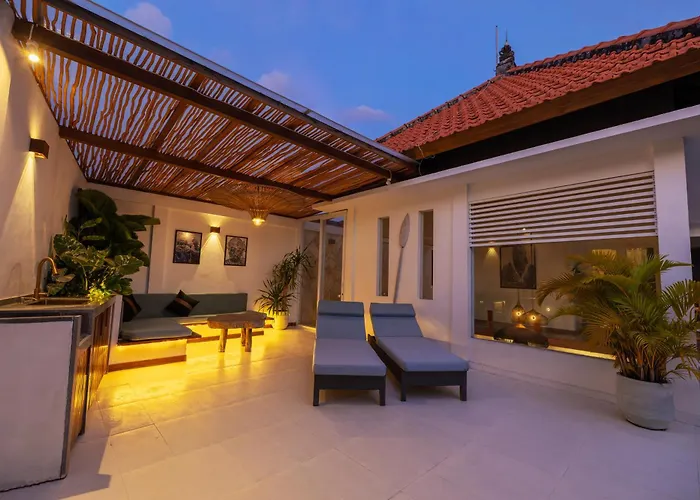 Karibu Canggu-2br With Pool & Rooftop فيلة تْشانغو